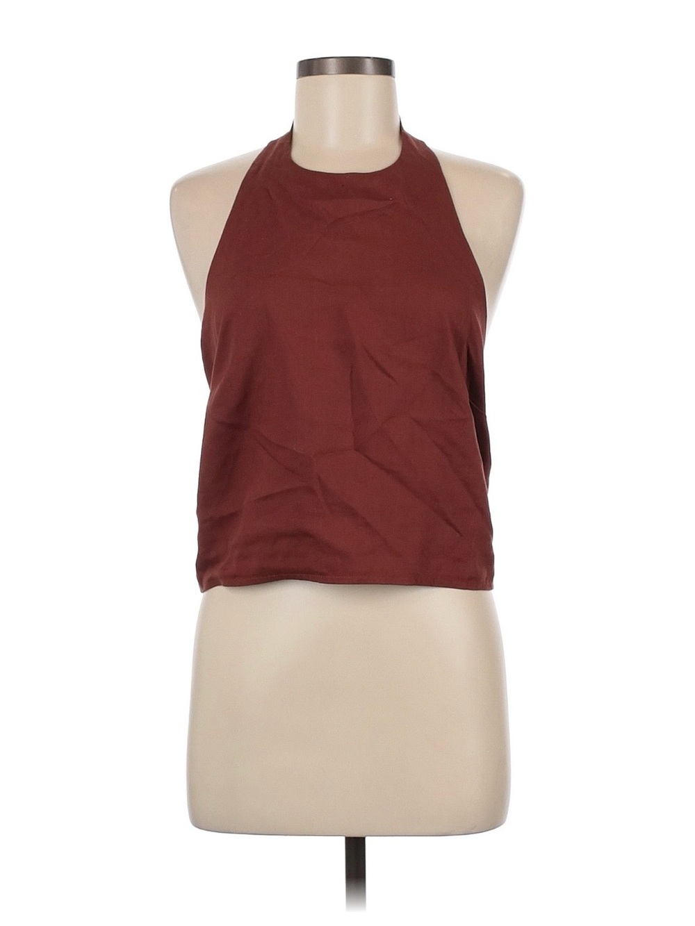 VETTA Burgundy Halter Top